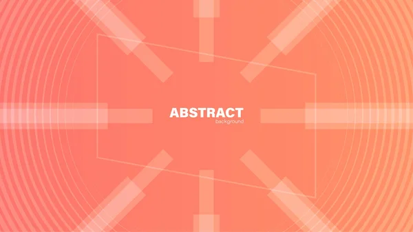 Fond Orange Abstrait Aux Formes Fluides Affiche Concept Minimal Moderne — Image vectorielle