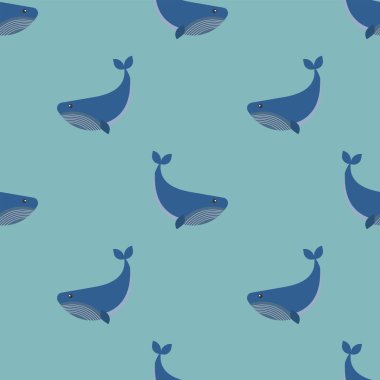 Balina desensiz arka plan. vektör.