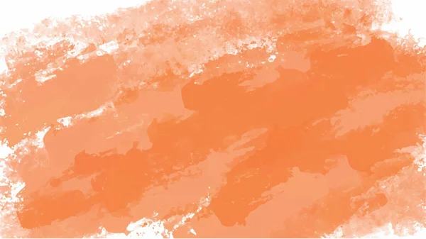 Orange Aquarell Hintergrund Für Texturen Hintergründe Und Web Banner Desig — Stockvektor