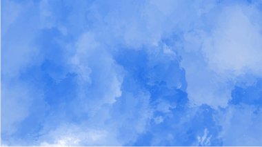 Dizaynınız için mavi suluboya arkaplan, suluboya arkaplan, vektör.