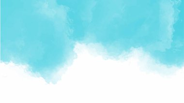 Dizaynınız için mavi suluboya arkaplan, suluboya arkaplan, vektör.