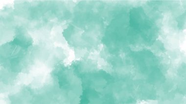 Tasarımınız için yeşil suluboya arkaplan, suluboya arkaplan, vektör.
