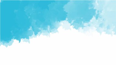 Dokular için mavi suluboya arkaplan ve web pankartları arzuluyor