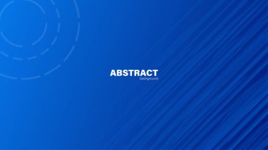 Tasarım, vektör için kopyalama alanı olan soyut mavi arkaplan ve çizgiler.