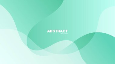 Özet yeşil sıvı şekilli modern arkaplan kopyalama alanı, vektör.