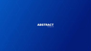 Soyut mavi arkaplan ve altıgen şekli, tasarım ve vektör için kopyalama alanı olan arkaplan.