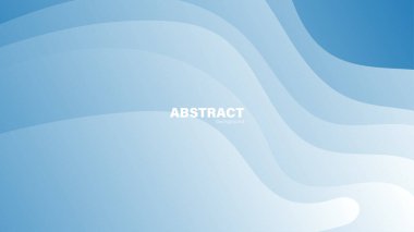 Soyut mavi arkaplan ve eğri şekli, tasarım için kopyalama alanı olan arkaplan, vektör.