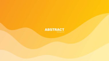 Akışkan şekilli soyut sarı arkaplan modern konsept. Asgari poster. afiş, web, kapak, reklam panosu, broşür, sosyal medya, iniş sayfası için arkaplan.