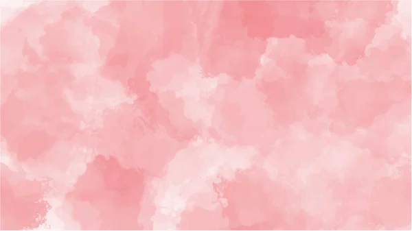 Fundo Aquarela Rosa Para Seu Projeto Conceito Fundo Aquarela Vetor — Vetor de Stock