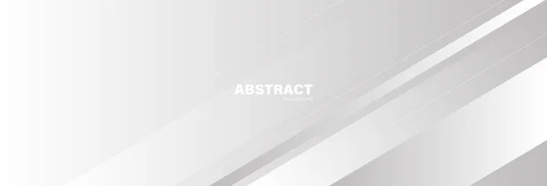 Resumen Blanco Gris Degradado Background Geometric Diseño Moderno Con Espacio — Archivo Imágenes Vectoriales