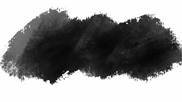 Zwarte Aquarel Achtergrond Voor Texturen Achtergronden Web Banners Desig — Stockvector