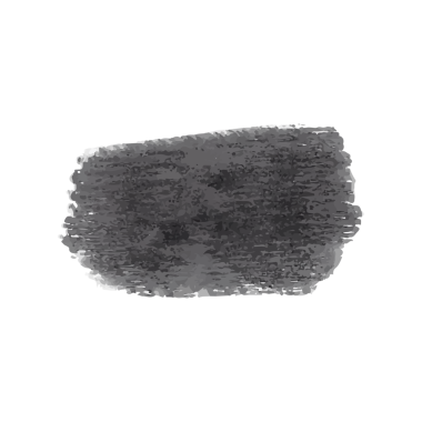 Siyah mürekkep fırça darbesi. Beyaz Arka plan 'da izole edilmiş. PNG