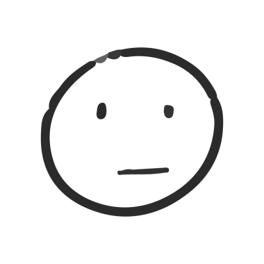 El çizimi yüz ifadelerini gösteren minimalist siyah beyaz bir çizim. Üzücü. vektör.