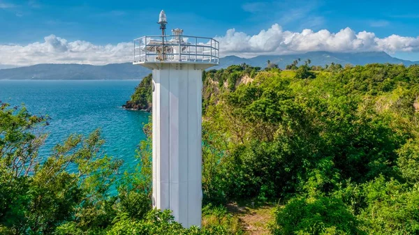 Vuurtoren Van Escarceo Point Sinandigan Puerto Galera Het Eiland Mindoro — Stockfoto