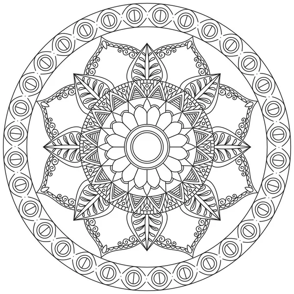 Yaprak Çiçeği Taç Yaprağı Renk Mandala Sanat Basit Grafik Şekli Vector Çiçek Orijinal Tasarım Klasik Dekoratif Özellikler Şablonu İslam Arap Mistik Dini Lotus