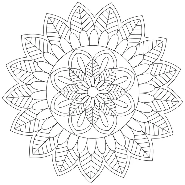 Yaprak Çiçeği Taç Yaprağı Renk Mandala Sanat Basit Grafik Şekli Vector Çiçek Orijinal Tasarım Klasik Dekoratif Özellikler Şablonu İslam Arap Mistik Dini Lotus