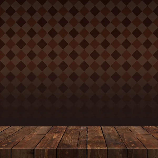 Ahşap tablo, renkli vektör çizimi