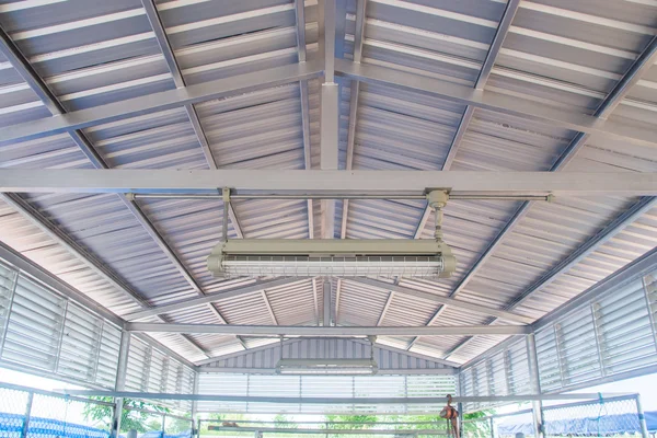 Construção de aço estrutural da estação de medição de gás — Fotografia de Stock