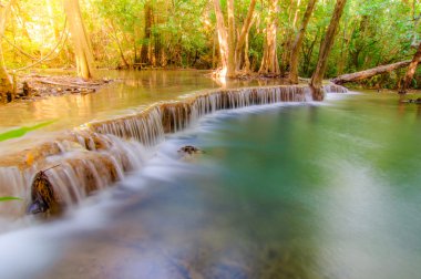Huay Mae Kamin Waterfall National Park, Kanchanaburi clipart