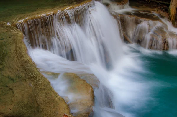 Parque Nacional Huay Mae Kamin Waterfall, Kanchanaburi —  Fotos de Stock