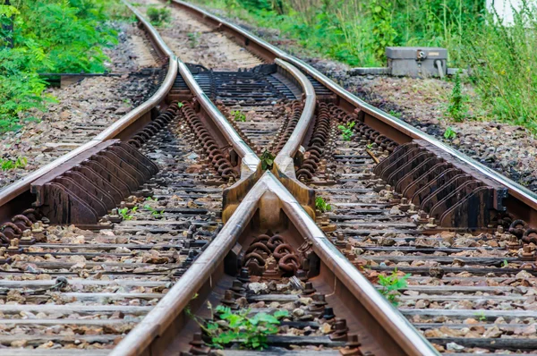 Eisenbahnstrecke in Thailand — Stockfoto