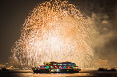 Pattaya Uluslararası Fireworks Kasım itibariyle 28,2015