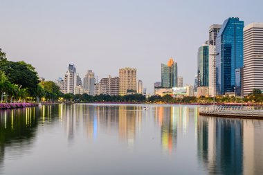 Görünüm Benjakiti Park Bangkok, Tayland