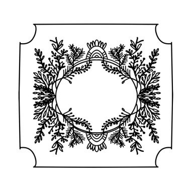 Modern şablon basit vektör illüstrasyonu