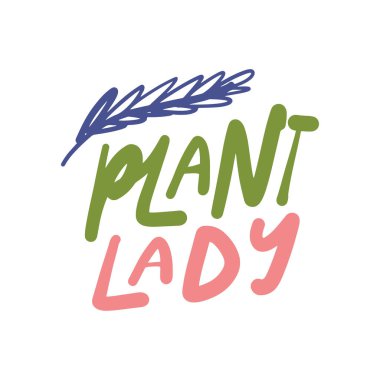 harf büyüyen bitki konsepti vektör çizimi