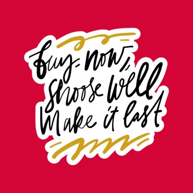 Alışveriş kavramı harf vektör illüstrasyonu 