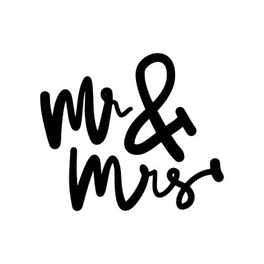 düğün kavramı harf vektör illüstrasyonu