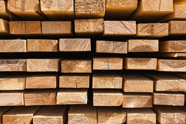 Stack Wooden Boards Wooden Boards Sawmill Warehouse Boards Site Building — Stock Photo, Image