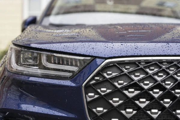 bir arabanın ön panjur.