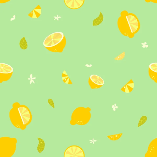 Шаблон лимона — стоковый вектор
