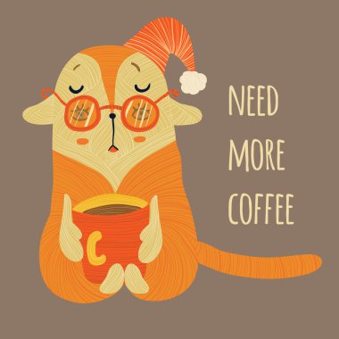 renkli daha fazla kahveye ihtiyacım var