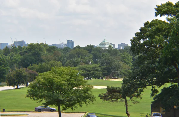 Philadelphia Usa July 2021 Belmont Plateau Philadelphias Fairmount Park Memorial — Stock Photo, Image