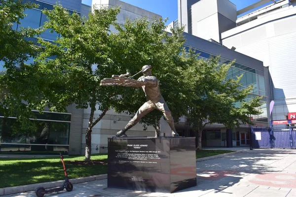 Washington États Unis Septembre 2021 Statue Frank Howard Devant Plaque — Photo