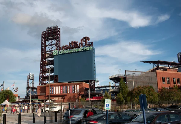 Filadélfia Pensilvânia Eua Setembro 2021 Entrada Exterior Citizens Bank Park — Fotografia de Stock