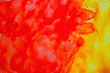 tasarım için suluboya parlak arkaplanından sonbahar kırmızı sarı soyutlama