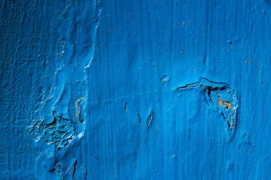 çatlamış mavi boya ile gizemli ahşap doku yakın plan grunge tasarım için arka plan
