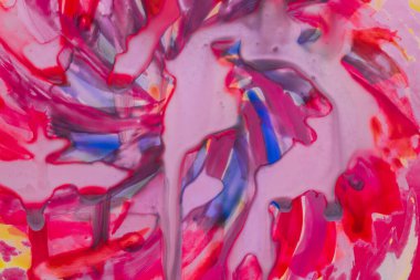 tasarım için suluboya arkaplan ile boyanmış çeşitli heyecan verici desenlere sahip güzel sanatsal soyutlama