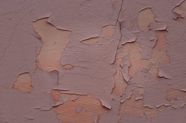 Eski bina duvarının dokusu kısmen düşmüş boya parçalarından yakın plan tasarım için.