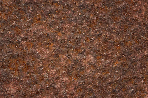 Bright Sheet Rusty Metal Texture Natural Patterns Non Smooth Surface — 图库照片