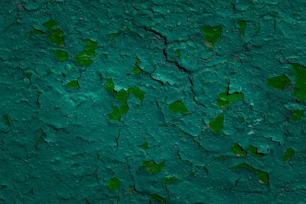 Texture Vernice Verde Scuro Misterioso Che Copre Una Superficie Metallica — Foto Stock