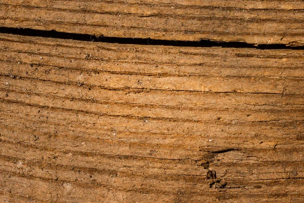 Textura Madeira Marrom Misteriosa Com Fundo Crack Escuro Para Design — Fotografia de Stock