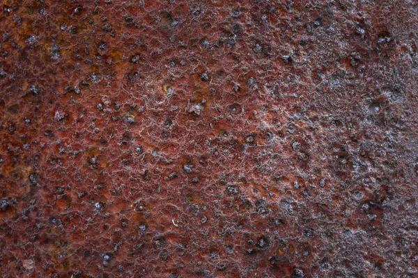 Textur Der Alten Rostigen Blech Nahaufnahme Mit Mustern Industriellen Hintergrund — Stockfoto