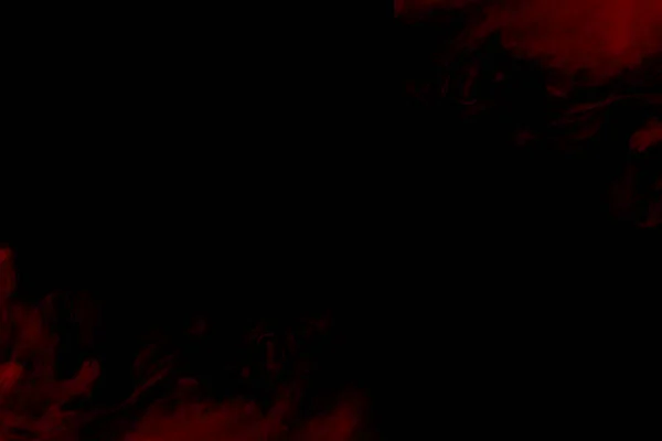 Две Маленькие Очаровательные Тучи Красной Сигаретной Пары Пламя Темном Фоне — стоковое фото