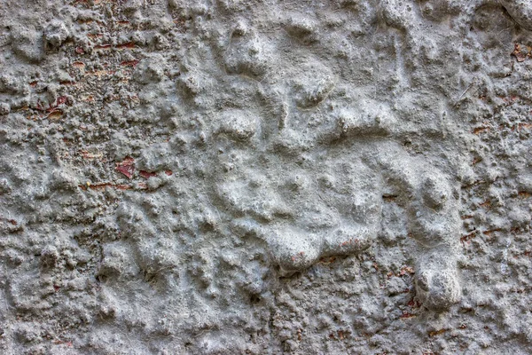 Heldere Textuur Van Grijs Stucwerk Bovenste Laag Van Het Gebouw — Stockfoto