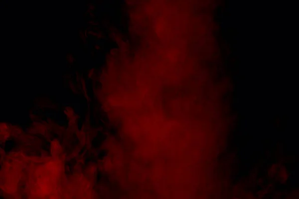 Rojo Excitante Vapor Oscuro Concepto Fondo Fumar Misteriosa Abstracción —  Fotos de Stock