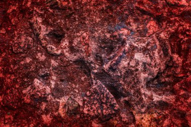 Tasarım için başka bir gezegenden gelmiş gibi fantastik taş dokusu.